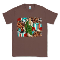 Chestnut san judas leopard cowhide background Classic Tee - JahusDesignShop