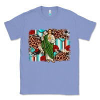 Colony Blue san judas leopard cowhide background Classic Tee - JahusDesignShop