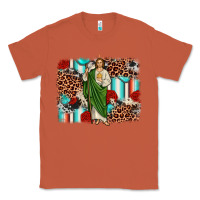 Copper san judas leopard cowhide background Classic Tee - JahusDesignShop