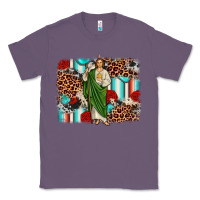 Lavender san judas leopard cowhide background Classic Tee - JahusDesignShop