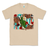 Mushroom san judas leopard cowhide background Classic Tee - JahusDesignShop