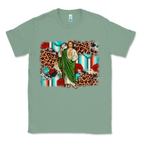 Sage san judas leopard cowhide background Classic Tee - JahusDesignShop