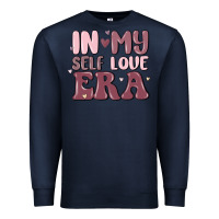 Navy in my self love era Premium Sweatshirt - MaliasSmallBusiness