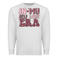 Oatmeal Heather in my self love era Premium Sweatshirt - MaliasSmallBusiness