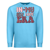 Ocean Blue in my self love era Premium Sweatshirt - MaliasSmallBusiness