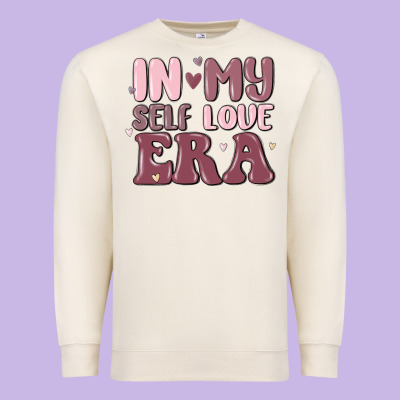 In My Self Love Era Premium Sweatshirt Designed By Maliassmallbusiness