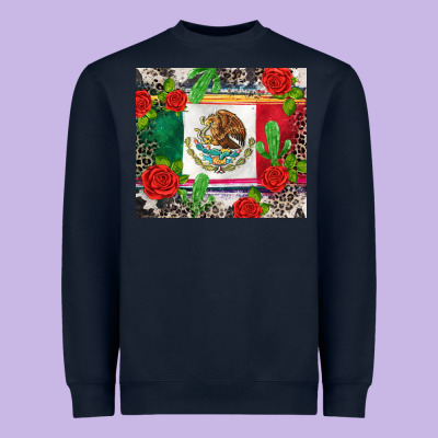 Mexican Flag Heavyweight Sweatshirt Designed By Cts Tumbler Store