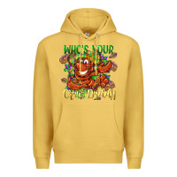 Antique Gold Who's your craw daddy Mardi Gras Premium Hoodie - LillyAllenDesigns