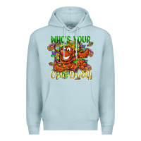 Blue Mist Who's your craw daddy Mardi Gras Premium Hoodie - LillyAllenDesigns