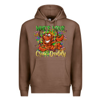 Chestnut Who's your craw daddy Mardi Gras Premium Hoodie - LillyAllenDesigns