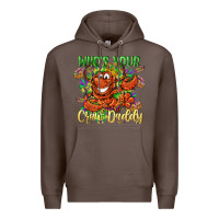 Coffee Who's your craw daddy Mardi Gras Premium Hoodie - LillyAllenDesigns