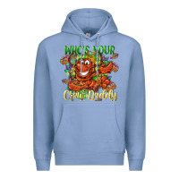 Colony Blue Who's your craw daddy Mardi Gras Premium Hoodie - LillyAllenDesigns