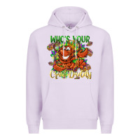 Lilac Who's your craw daddy Mardi Gras Premium Hoodie - LillyAllenDesigns
