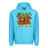 Ocean Blue Who's your craw daddy Mardi Gras Premium Hoodie - LillyAllenDesigns