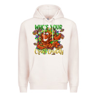 Pale Pink Who's your craw daddy Mardi Gras Premium Hoodie - LillyAllenDesigns