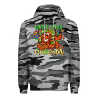 Slate Camo Who's your craw daddy Mardi Gras Premium Hoodie - LillyAllenDesigns