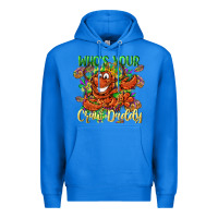 True Royal Who's your craw daddy Mardi Gras Premium Hoodie - LillyAllenDesigns