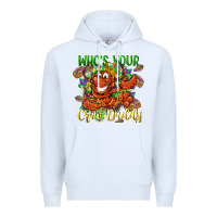 White Who's your craw daddy Mardi Gras Premium Hoodie - LillyAllenDesigns
