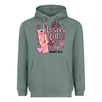 Sage valentine jesus fills my cup Heavyweight Hoodie - MaliasSmallBusiness
