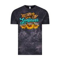 Cloud Black she's a sunflower beautiful fierce free Vintage Tee - HRA Design Shop