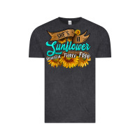 Vintage Black she's a sunflower beautiful fierce free Vintage Tee - HRA Design Shop
