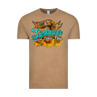 Vintage Coffee she's a sunflower beautiful fierce free Vintage Tee - HRA Design Shop