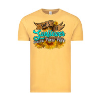 Vintage Mustard she's a sunflower beautiful fierce free Vintage Tee - HRA Design Shop