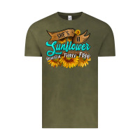 Vintage Olive she's a sunflower beautiful fierce free Vintage Tee - HRA Design Shop