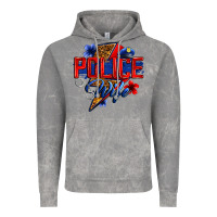 Cloud Rock police wife with lightning bolt Vintage Hoodie - Zillion Design Studio