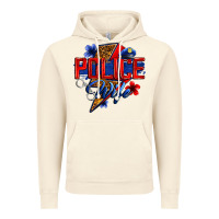 Vintage Artic police wife with lightning bolt Vintage Hoodie - Zillion Design Studio
