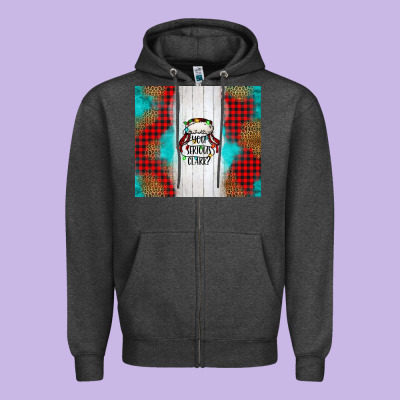 Western You Serious Clark Zipper Hoodie Designed By Jasminsmagicworld