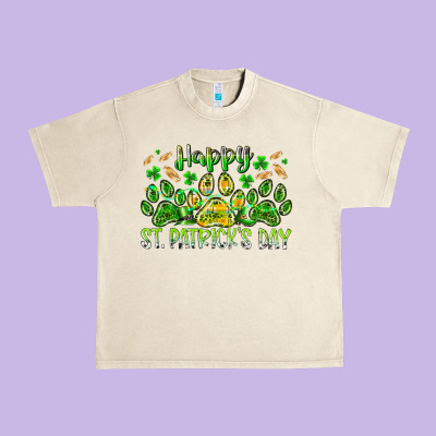 Heppy St. Patricks Day Urban Heavy Tee Designed By Racoondesign