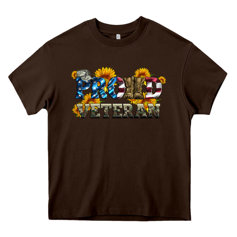 Proud Veteran Boots And Hats Heavy Core Tee by Artiststas | Teevron