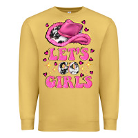 Antique Gold lets go girls Premium Sweatshirt - NancyCooperArtShop
