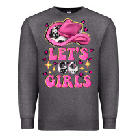 Charcoal Heather lets go girls Premium Sweatshirt - NancyCooperArtShop