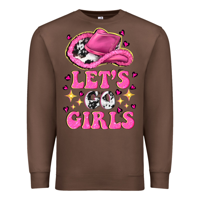 Lets Go Girls Premium Sweatshirt by NancyCooperArtShop | Teevron