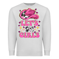 Dove Grey lets go girls Premium Sweatshirt - NancyCooperArtShop