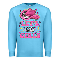 Ocean Blue lets go girls Premium Sweatshirt - NancyCooperArtShop