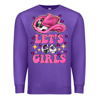 Purple lets go girls Premium Sweatshirt - NancyCooperArtShop