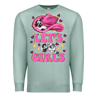 Seafoam lets go girls Premium Sweatshirt - NancyCooperArtShop