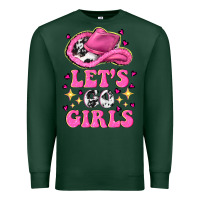 Sports Green lets go girls Premium Sweatshirt - NancyCooperArtShop