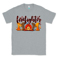 Heather Grey firefighter  mom Classic Tee - AdoDesignShop