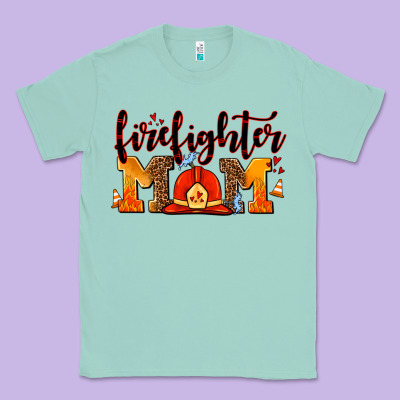 Firefighter  Mom Classic Tee Designed By Adodesignshop