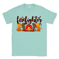 Seafoam firefighter  mom Classic Tee - AdoDesignShop