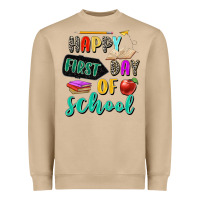 Mushroom happy first day of school Heavyweight Sweatshirt - Zillion Design Studio