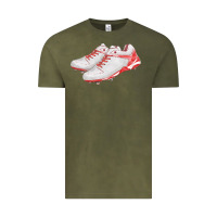 Vintage Olive red cleats fa element Vintage Tee - FaDigitalArtStudio
