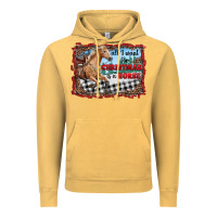 Vintage Mustard all i want for christmas is a horse  with farm Vintage Hoodie - RanaPortraitStore