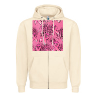 Sandshell breast cancer seamless pattern Zipper Hoodie - Jasminsmagicworld