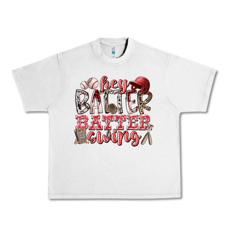 Hey Batter Batter Swing Urban Heavy Tee by RacoonDesign | Teevron