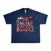 Navy hey batter batter swing Urban Heavy Tee - RacoonDesign